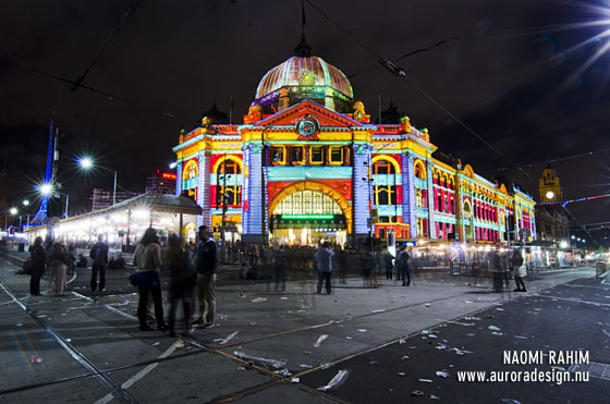 Flinders St Illuminations