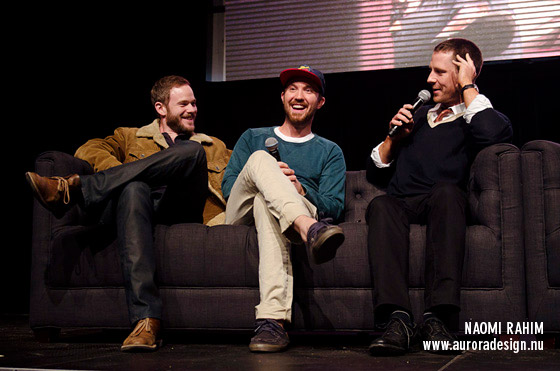 Aaron Ashmore, Sam Huntington & Jason Dohring