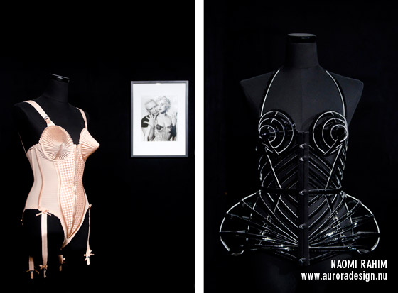 Madonna's Blonde Ambition & MDNA tour conical bra costumes