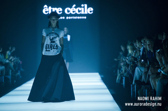 Parisian label, Etre Cecile on the Miss Vogue runway