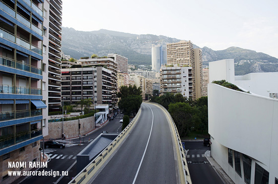 Grand Prix circuit in the city