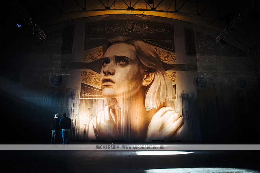 Beautiful mural in the Star Lyric Theatre